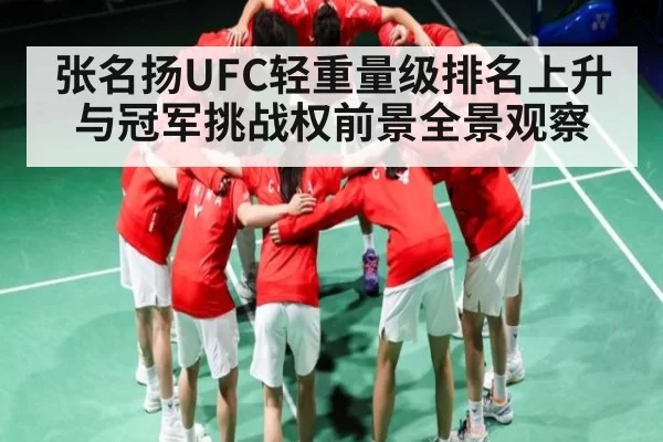 张名扬UFC轻重量级排名上升与冠军挑战权前景全景观察 - dianjingniu